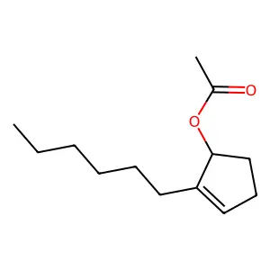 2-Hexylcyclopent-2-enyl acetate structure
