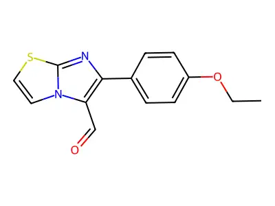 6-(4-Ethoxyphenyl)imidazo[2,1-b][1,3]thiazole-5-carbaldehyde structure