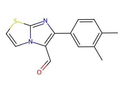 6-(3,4-Dimethylphenyl)imidazo[2,1-b][1,3]thiazole-5-carbaldehyde structure
