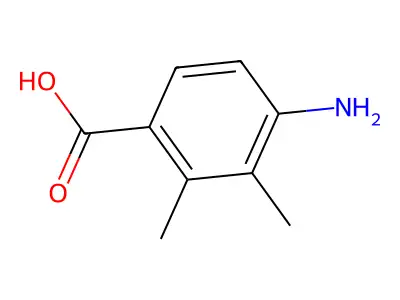 4-Amino-2,3-dimethylbenzoic acid structure