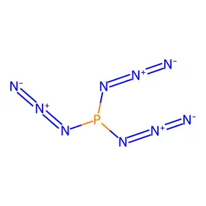 Triazidophosphane structure