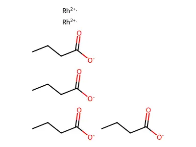 丁酸铑(4:2)盐 structure