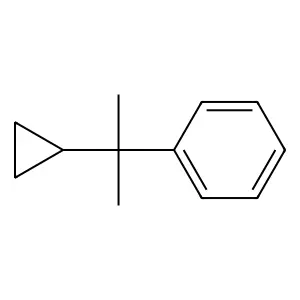 (1-Cyclopropyl-1-methyl-ethyl)-benzene structure