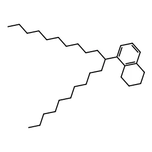 5-(1-Decylundecyl)-1,2,3,4-tetrahydronaphthalene structure
