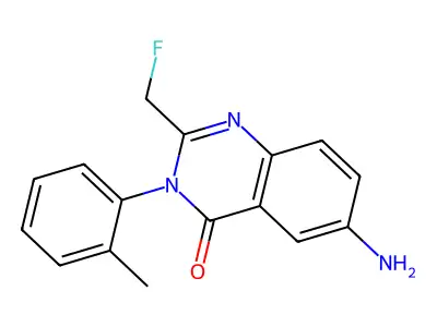 氟喹酮 structure