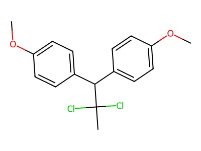 Benzene, 1,1'-(2,2-dichloropropylidene)bis(4-methoxy- structure
