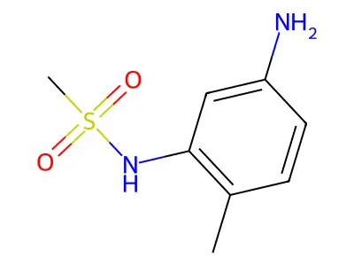 N-(5-amino-2-methylphenyl)methanesulfonamide structure