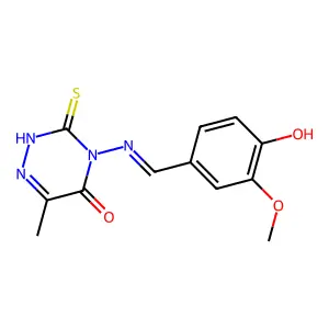Chemical Compound (C12H12N4O3S) structure