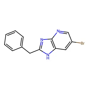 2-benzyl-6-bromo-1H-imidazo[4,5-b]pyridine structure