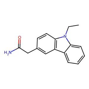 2-(9-Ethylcarbazol-3-yl)acetamide structure