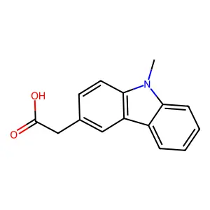2-(9-methyl-9H-carbazol-3-yl)acetic acid structure