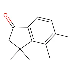 1H-Inden-1-one, 2,3-dihydro-3,3,4,5-tetramethyl- structure