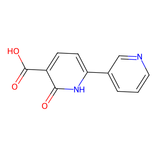 2-Oxo-6-(pyridin-3-yl)-1,2-dihydropyridine-3-carboxylic acid structure