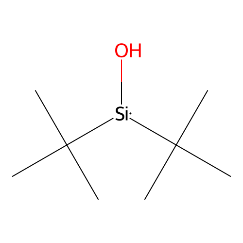 Di-tert-butylsilanol structure