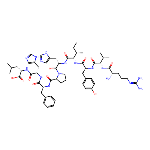 (Des-Asp1)-Angiotensin I structure