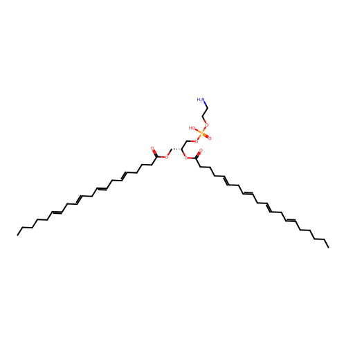 1,2-Diarachidonoyl-glycero-3-phosphoethanolamine structure