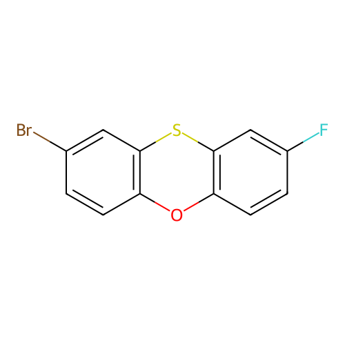 Phenoxathiin, 2-bromo-8-fluoro- structure