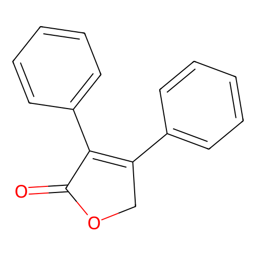 3,4-diphenyl-5H-furan-2-one structure