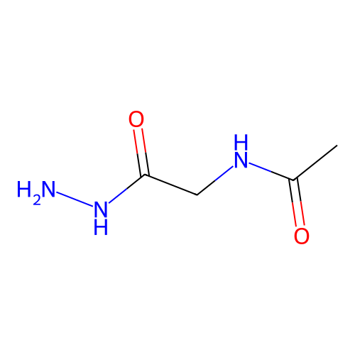 N-(2-肼基-2-氧代乙基)乙酰胺 structure