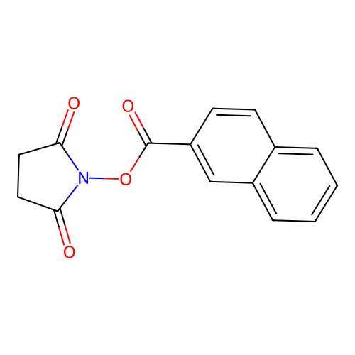 2,5-Pyrrolidinedione, 1-[(2-naphthalenylcarbonyl)oxy]- structure