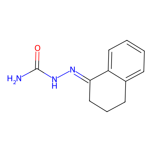 (3,4-dihydro-2H-naphthalen-1-ylideneamino)urea structure