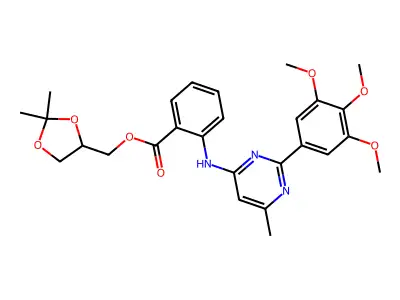 4-carboxamidopyrrolidinophenyl-aniline structure