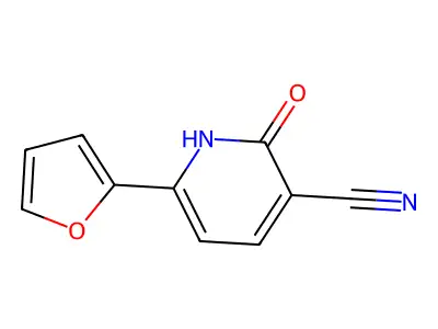 6-(Furan-2-yl)-2-oxo-1,2-dihydropyridine-3-carbonitrile structure