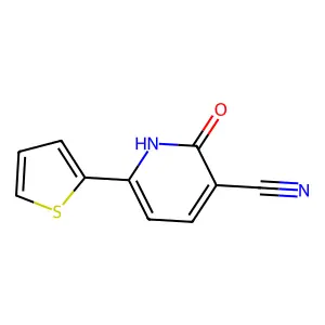 3-Cyano-2-hydroxy-6-(2-thienyl)-pyridine structure