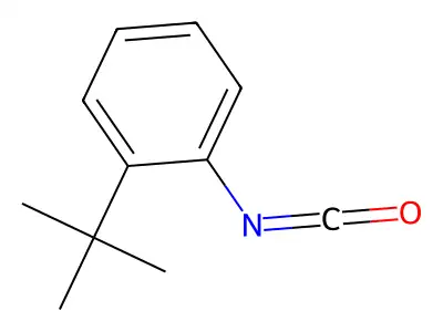 2-tert-Butylphenyl isocyanate structure
