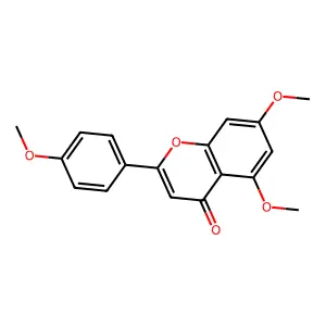 5,7,4'-三甲氧基黄酮 structure