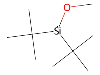 Ditert-butyl(methoxy)silane structure