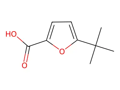 5-tert-butylfuran-2-carboxylic Acid structure