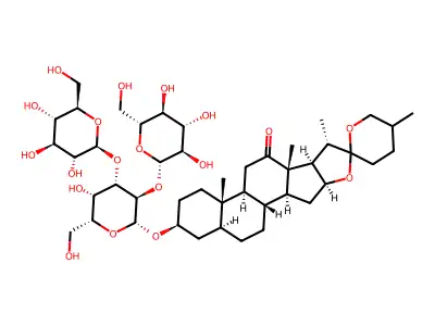 Agavasaponin C' structure