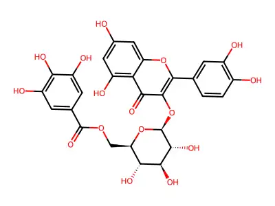 2''-O-Galloylhyperin structure