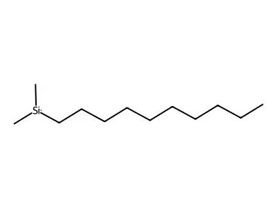 Decyl-dimethyl-silane structure