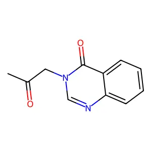 4(3H)-Quinazolinone, 3-acetonyl- structure