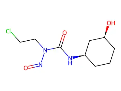 Urea, 1-(2-chloroethyl)-3-(3-hydroxycyclohexyl)-1-nitroso-, (Z)- structure