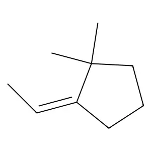 2-Ethylidene-1,1-dimethylcyclopentane structure