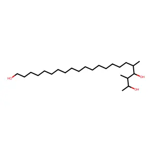 2,4,22-Docosanetriol, 3,5-dimethyl- structure