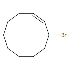 Cyclodecene, 3-bromo- structure