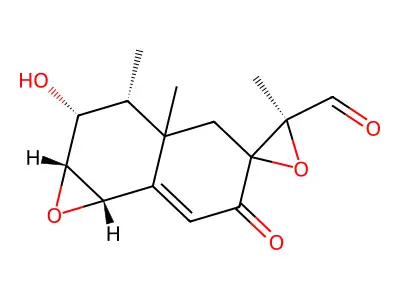 Toxin PR alcohol structure