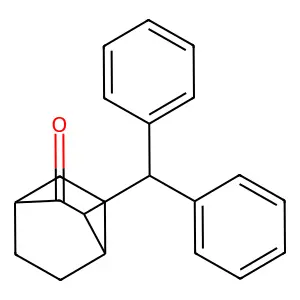 3-Benzhydrylbicyclo[2.2.2]octan-2-one structure