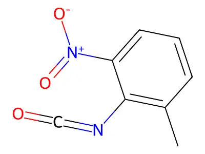 2-Methyl-6-nitrophenyl isocyanate structure