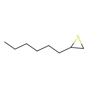 2-Hexylthiirane structure