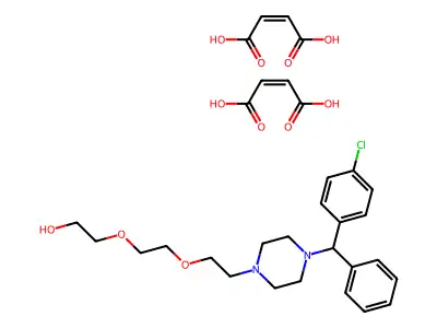 Etodroxizine dimaleate structure