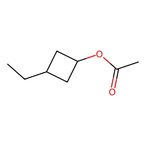 1-Acetyloxy-3-ethylcyclobutane structure