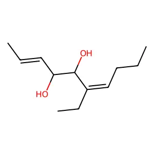 6-Ethyl-2,6-decadiene-4,5-diol structure
