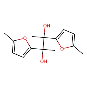 2,3-Butanediol, 2,3-bis(5-methyl-2-furanyl)- structure