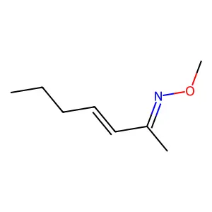 3-Hepten-2-one O-methyl oxime structure