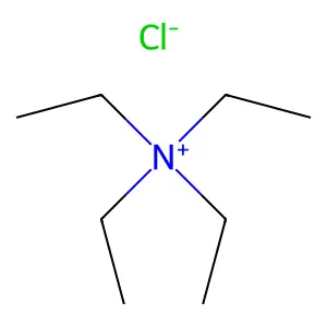 四乙基氯化铵 structure